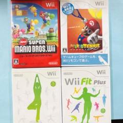 Wii スーパーマリオブラザーズ マリオテニス fit fit plus