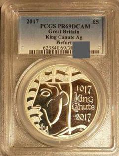超貴重！イングランド クヌート1世 戴冠1000年記念銀貨 PCGS鑑定済み 超貴重！イングランド クヌート1世 戴冠1000年記念銀貨 PCGS鑑定