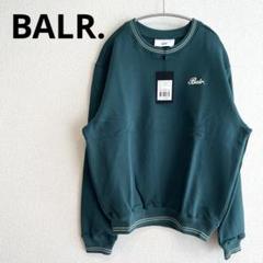 ボーラー　BALR.　レディース メンズ　スウェット　トレーナー　ロゴ　緑