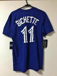 美品 MLB ブルージェイズ ユニフォーム メッシュ 青 刺繍 majestic 美品 MLB ブルージェイズ ユニフォーム メッシュ 青 刺繍