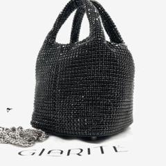 【極美品】GIARITE ジアライト BRILLY ハンドバッグ ラインストーン GIARITE】BRILLY(F BLACK): SELECTjosemoon