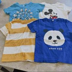 半袖Tシャツ 90センチ 4枚セット パンダ ミッキーマウス 上野動物園