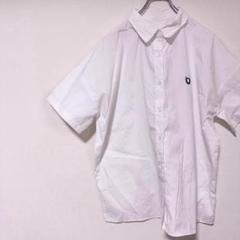 シャツ　レディース　半袖　白　ワンポイント Mサイズ