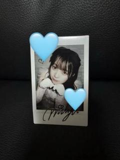 梅田みゆ 生写真 チェック衣装 直筆サイン