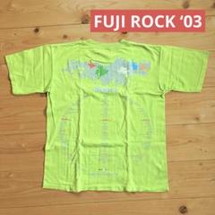 2002年フジロック Tシャツ 古着 ボロ フェードカーキanvil L フェス GREENonRED | FRF24特集ページ