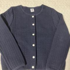 PETIT BATEAU ネイビー キルティングジャケット 128cm