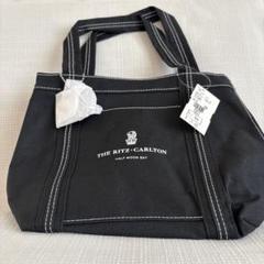 【未使用】THE RITZ-CARLTON トートバッグ アイボリー/ネイビー 2025年最新】リッツカールトン トートバッグの人気アイテム