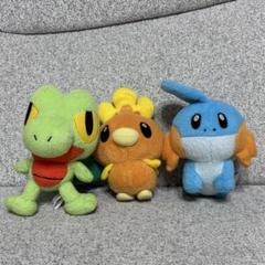 ミズゴロウ アチャモ キモリ ぬいぐるみ 美品】ポケモンセンター キモリ ミズゴロウ アチャモ ぬいぐるみ