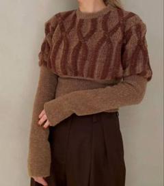 新品未使用　SATORU SASAKI　low gauge knit ウールのサムネイル