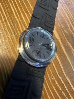 Swatch POP 腕時計 ブラック