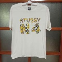 STUSSY 花柄チェック Tシャツ