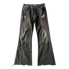 ZARA ブラック ダークグレー ブーツカット フレアデニム 2025年最新】ZARA ブーツカットデニム・フレアデニムの人気