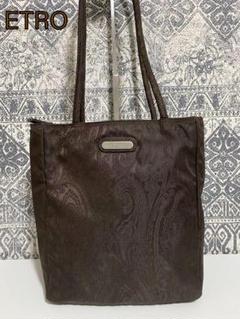 ETRO エトロ トートバッグ 肩掛け クロコ型押し A4可能 レザー ロゴ金具 ETRO エトロ ロゴ トートバッグ レザー レディース ブランド京の