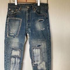 【新品】Levi's ユーロリーバイス スーパー ベルボトム ヒゲ パッチワーク 楽天市場】Levi's 70's リーバイス 684-0217 ベルボトムデニム