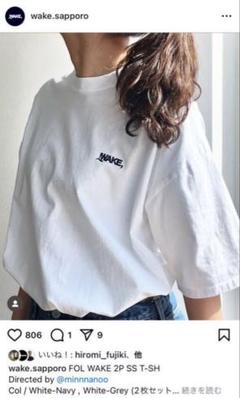 WAKE SAPPORO 2P Tシャツ 2025年最新】WAKE sapporo 2p teeの人気アイテム - メルカリ