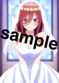 BS39　中野三玖　ブロマイド 五等分の花嫁∽ - grunge CANVAS ブロマイド5枚セット | AMNIBUS