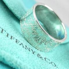 ★SALE【ティファニー】ニューヨーク　ノーツ　ワイド　リング　２０号　1911 ☆SALE【ティファニー】ニューヨーク ノーツ ワイド リング 20