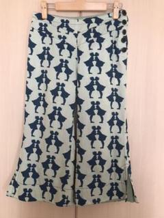 recipe(レシピ) クロップドパンツ フレアパンツ 緑 2(Mサイズ)