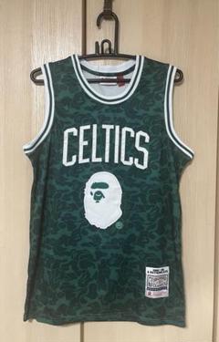 A BATHING APE Celtics タンクトップ 93 BAPE x Mitchell & Ness Celtics ABC Basketball Swingman