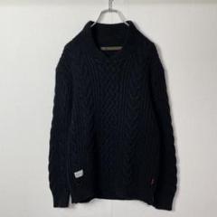 18ss WTAPS ダブルタップス クルーネック ニットセーター 黒 01 18ss WTAPS ダブルタップス クルーネック ニットセーター 黒 01
