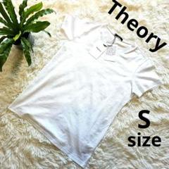 新品40%引 Theoryセオリー★定番 半袖Tシャツ白 S ＊tiny tee 新品40%引 Theoryセオリー☆定番 半袖Tシャツ白 S ＊tiny tee