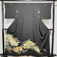 【458】金彩 黒留袖