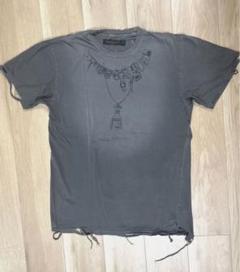 UNDERCOVERISM SCAB期 クラッシュ加工Tシャツ グレー Mサイズ アンダーカバー scab期 ダメージ加工 Tシャツ 美品 初期スカブ