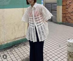 BELPER  belper ベルパー 新品 完売品 シースルーシャツのサムネイル