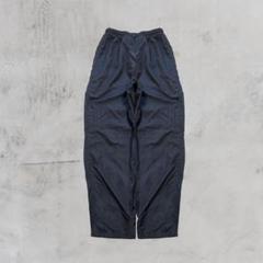 黒 ワンポイント ポリエステル ナイロンパンツ 90s Alizee