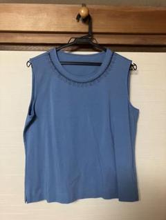 Leilian ネイビー 中綿ベスト 13➕ LL