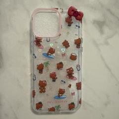日焼けキティちゃんiPhone16promaxケース