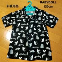 BABYDOLL ミッキー柄シャツ 130