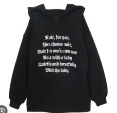 melt the lady ゴシックロゴフーディー　パーカー Melt the lady ゴシックロゴフーディーパーカー black - メルカリ