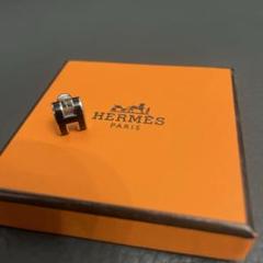 エルメス HERMES アイリーン ピアス 片方のみ HERMES - エルメス HERMES アイリーン Hロゴ アクセサリー
