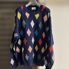 美品✨ dunhill ダンヒルスポーツ 総柄 ウール100% ニットセーター 楽天市場】ダンヒル（素材（生地・毛糸）ウール）（ニット