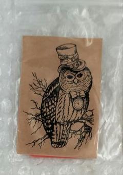 ラバー はんこ ヴィンテージ Vintage フクロウ