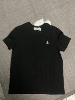 【ヴィヴィアンウエストウッド】ロゴ 半袖Tシャツ 綿混 ブラック ヴィヴィアンウエストウッド】ロゴ 半袖Tシャツ 綿混 ブラック