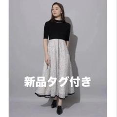 新品タグ付】レイヤードドッキングレースワンピース Rirandture