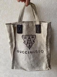 GUCCI ハンドバッグ　ミュゼオ　キャンバス×レザー　ヒステリア　ミュージアム GUCCI ハンドバッグミュゼオキャンバス×レザーヒステリア