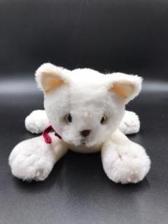 モンスイユ　ララベイビー　ホワイト＆ブラック＆ベージュ　ぬいぐるみ　中古品 モンスイユ ぬいぐるみ ネコ ララベイビー ホワイト 白猫 猫