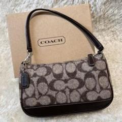 【美品、箱付き】COACH コーチ　ショルダーバッグ ウエストバッグ COACH コーチ ショルダーバッグ ロゴ ローガン ダッフル