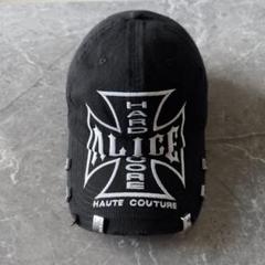 【ALICE HOLLYWOOD】 CHOPPER CAP /BLK WHTのサムネイル