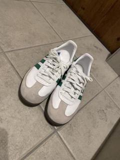 adidas スニーカー　 sambaホワイト/グリーン US 9