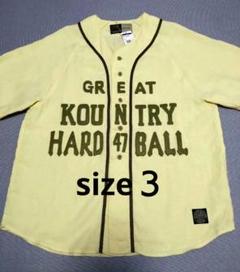 25ss size３　新品　キャピタル　kapital　ベースボールシャツ