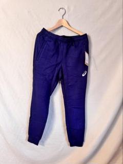 新品　アシックス　スウェットパンツ　ネイビー