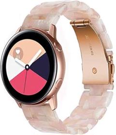 ♡◎Galaxy Watchバンド交換バンド ベルト(フラワーピンク)
