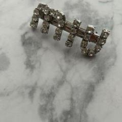 ✨ほぼ未使用✨miumiu バレッタ ヘアピン べっ甲柄 ラインストーン ✨ほぼ未使用✨miumiu バレッタ ヘアピン べっ甲柄 ラインストーン