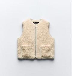 ZARA☆ショート フェイクファーベスト (ZARA/ベスト・ジレ