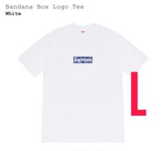 シュプリーム バンダナ ボックス ロゴ Tシャツ L
