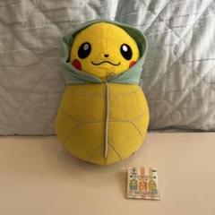 寝袋ピカチュウ コレクションぬいぐるみ ⭐︎⭐︎ルカリオねぶくろジッパー付き ポケモン』寝袋に入ったピカチュウのぬいぐるみが2種のサイズで